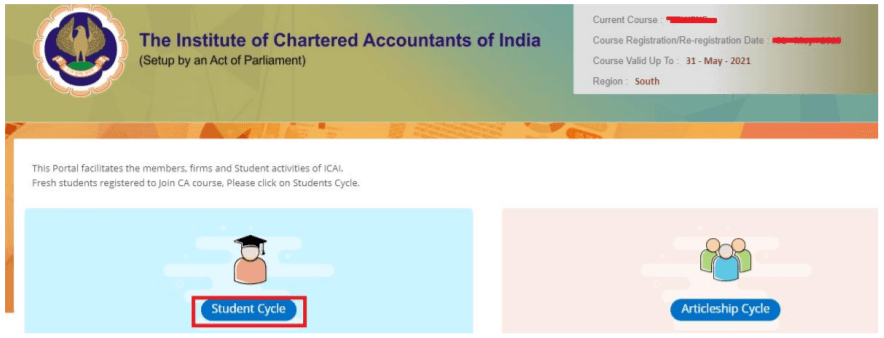 CA Intermediate Registration Form- Step 3