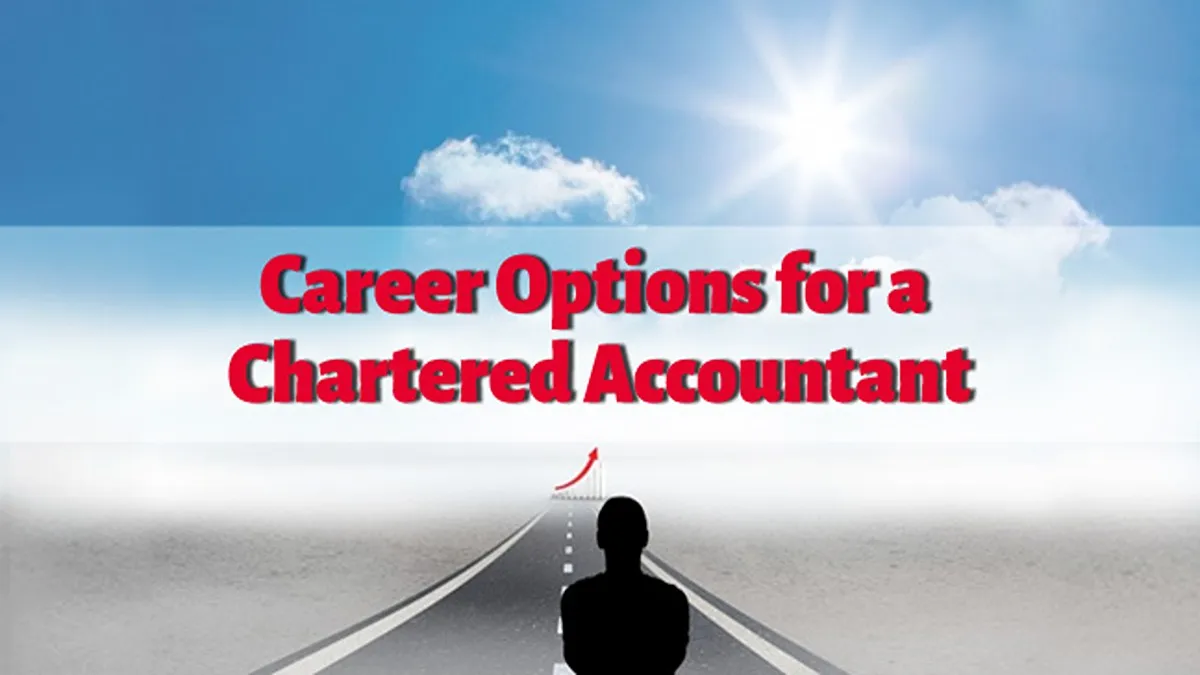 Career Options For Chartered Accountans - Best options for CA in India
