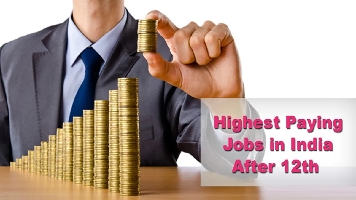 image showing " Highest paying jobs in India after 12 ."