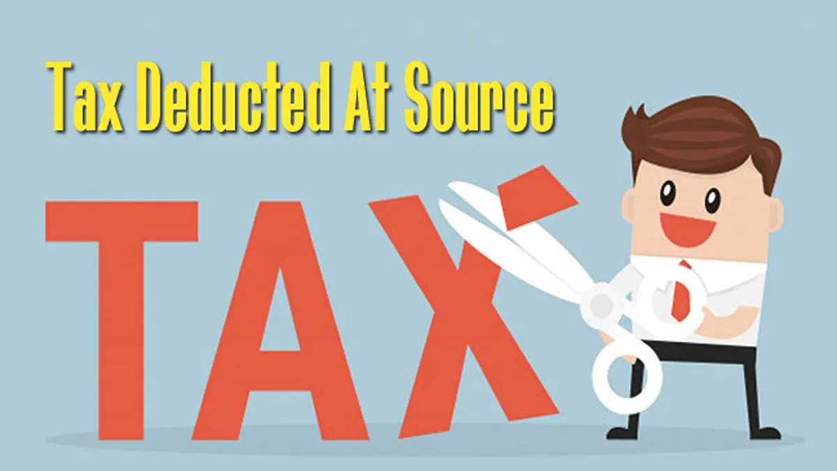 Image showing "Tax Deducted at Source - What is TDS about"