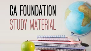 CA Foundation Study Material
