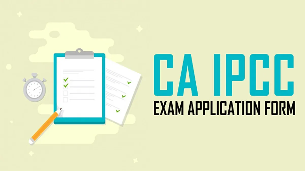 CA IPCC Exam Application Form