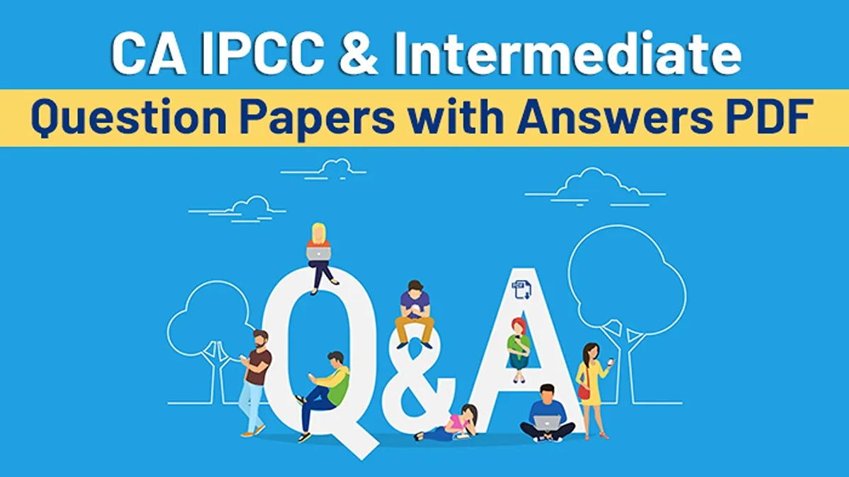 CA Intermediate Question Papers with Answers PDF