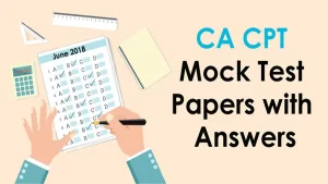 CPT Mock test papers with Answers