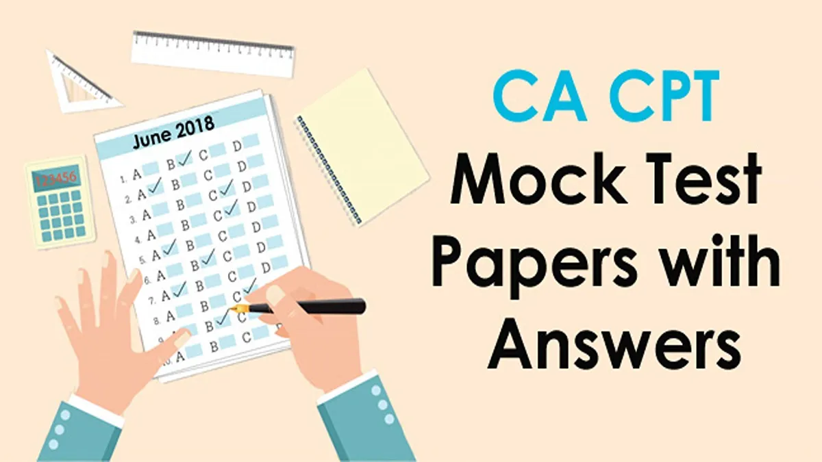 CPT Mock test papers with Answers