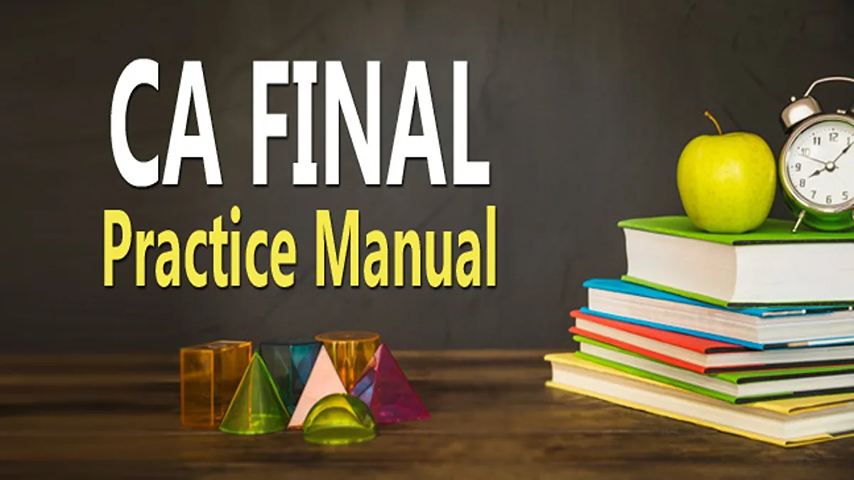 CA Final Practice Manual for in PDF