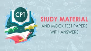 ICAI CA CPT Study Material