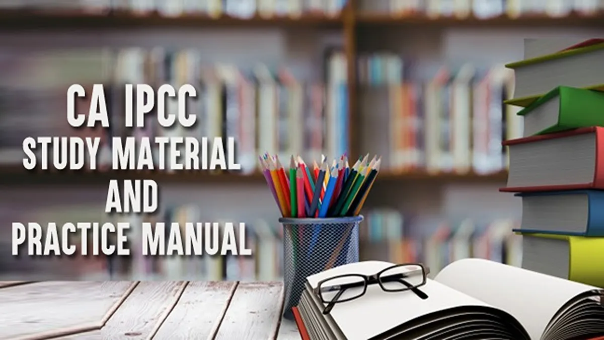 ipcc study material and practice manual