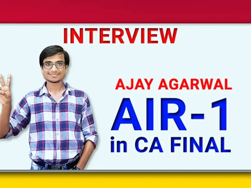 CA Final Toppers Interview