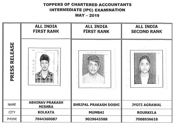 toppers list of ipcc
