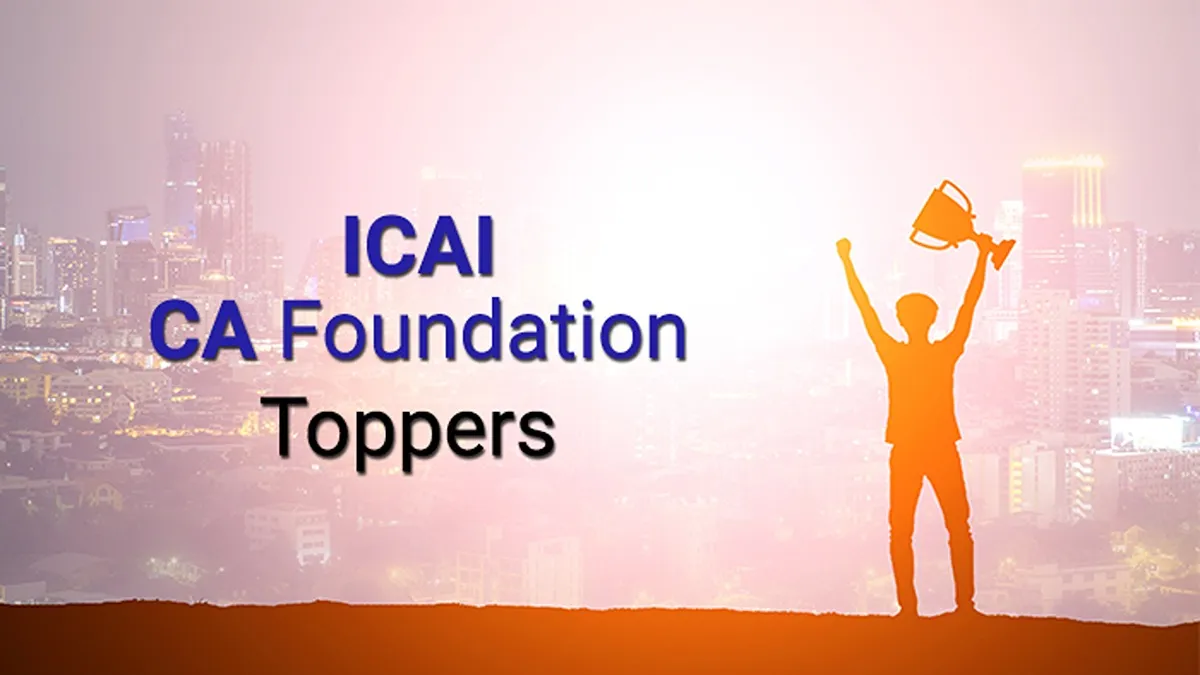 CA Foundation Toppers