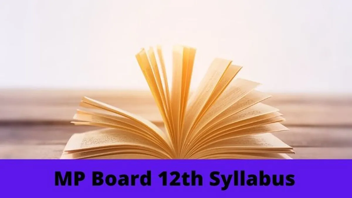 MP Board Syllabus of Class 12th
