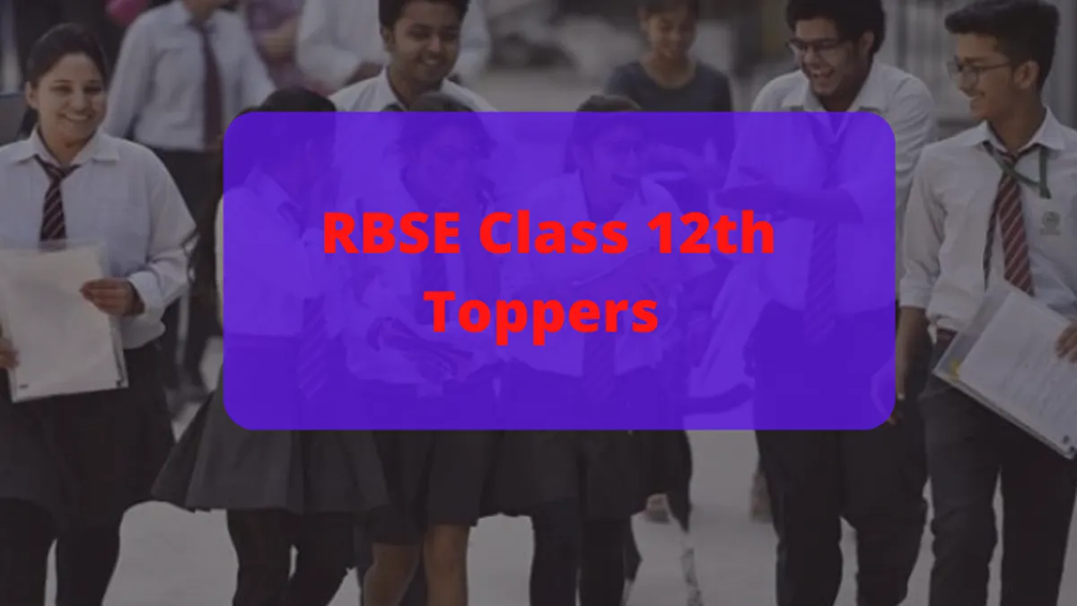 RBSE Class 12th Toppers 2021 List