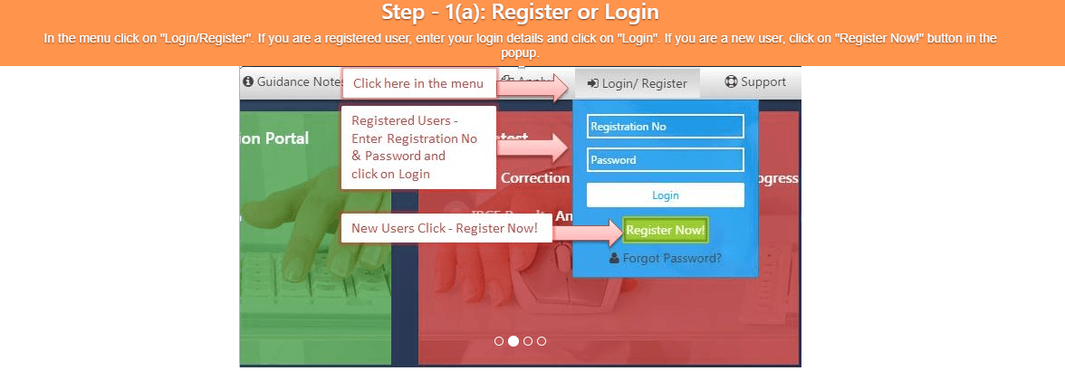 CA Foundation Application form 2020
