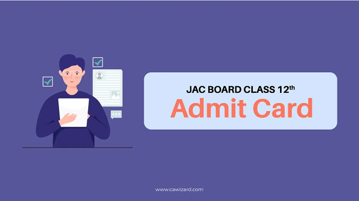 JAC Board Class 12th Admit Card