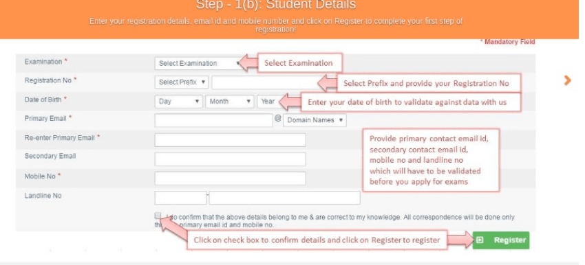 CA Foundation Application Form 2020