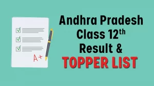 Image Including Title "AP Intermediate Result Declared" and some graphics.