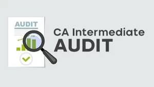 Featured Image of Ca Intermediate Audit showing the auditing graphics.