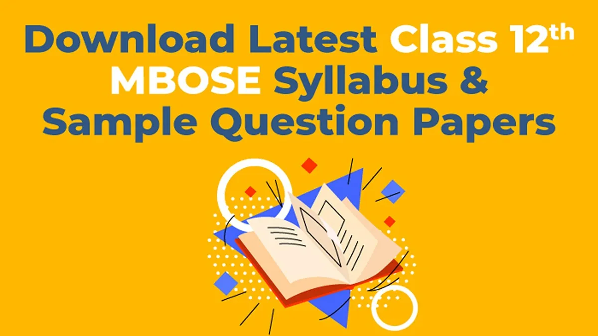 Class 12 MBOSE Syllabus and Sample Question Papers