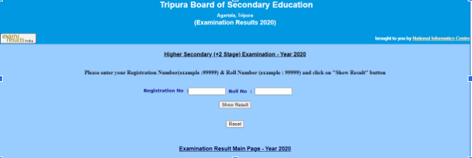 TBSE 12th Result 2020
