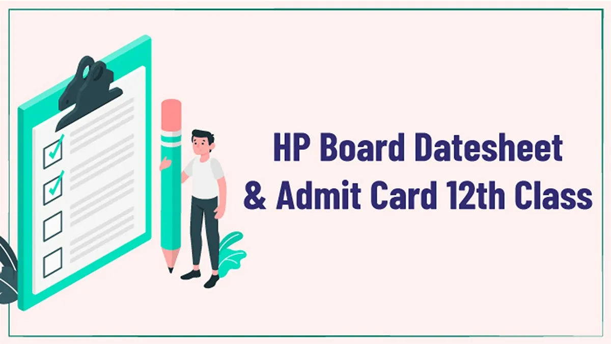 HP Board Datesheet and Admit Card 12th Class