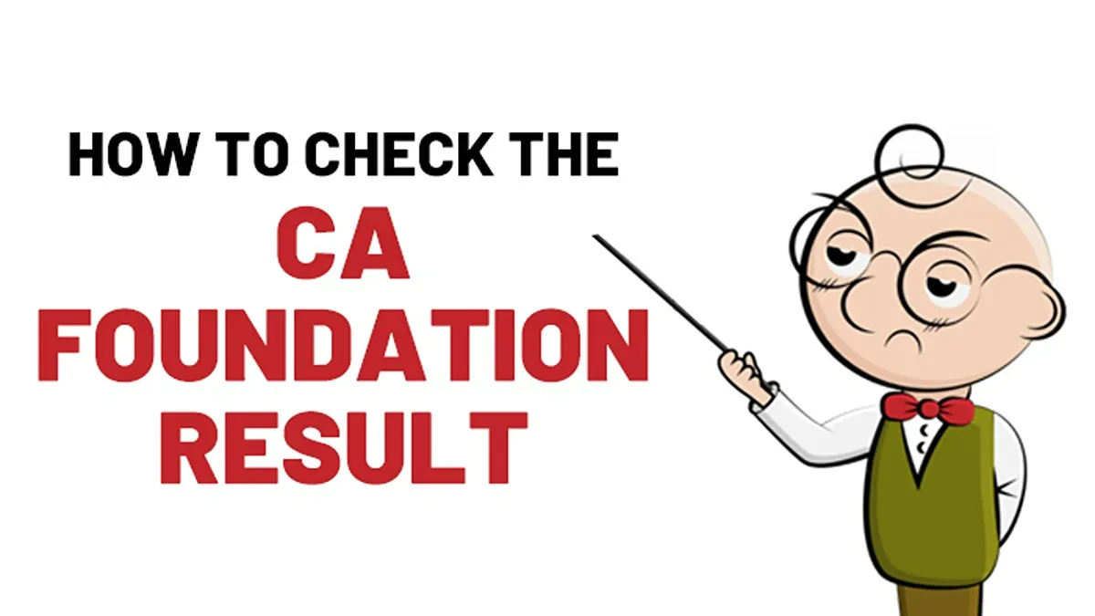 How to Check the CA foundation Result