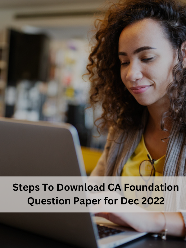 CA Foundation Paper