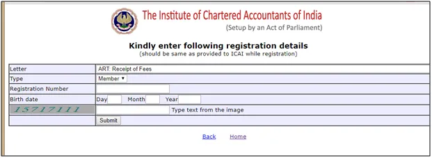 ca intermediate registration status window