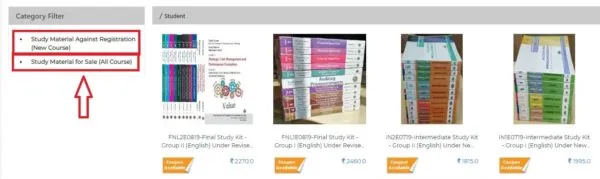 order CA Foundation Study Material