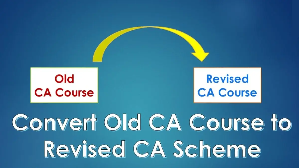 Convert CA Old to New Syllabus