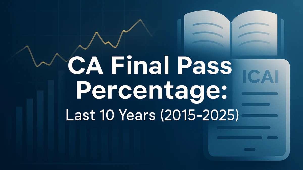 CA Final Pass Percentage of Last 10 Years: Complete Guide (2015–2025)