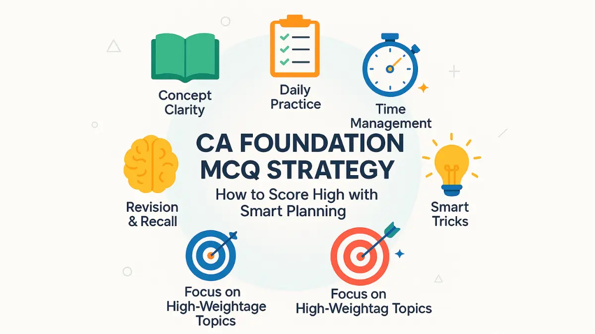 CA Foundation MCQ Strategy 2025: Smart Tips to Score High