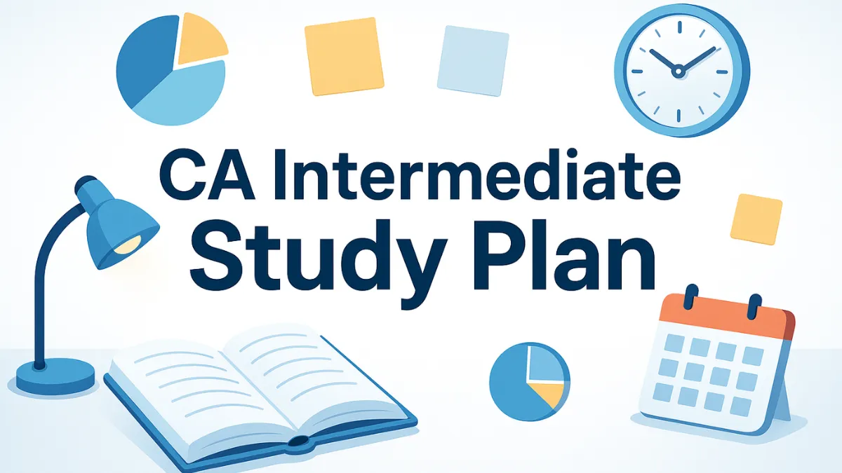 CA Inter Study Plan – Timetable, Tips & Strategy to Clear in First Attempt