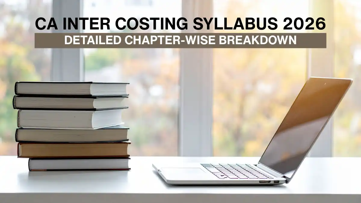 ca inter costing syllabus 2026:detailed chapter-wise breakdown