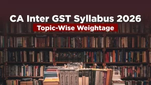 CA Inter GST Syllabus