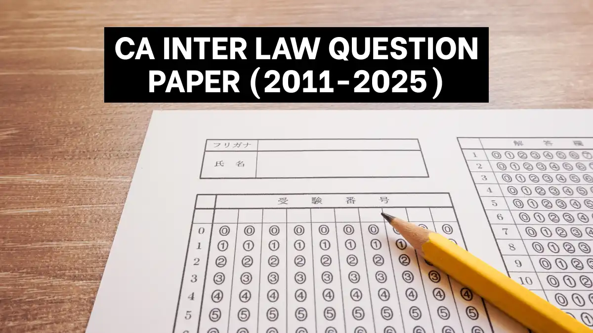 ca inter law question paper (2011-2025)