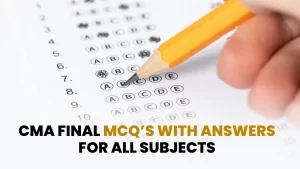 cma final mcq with answers for all subjects