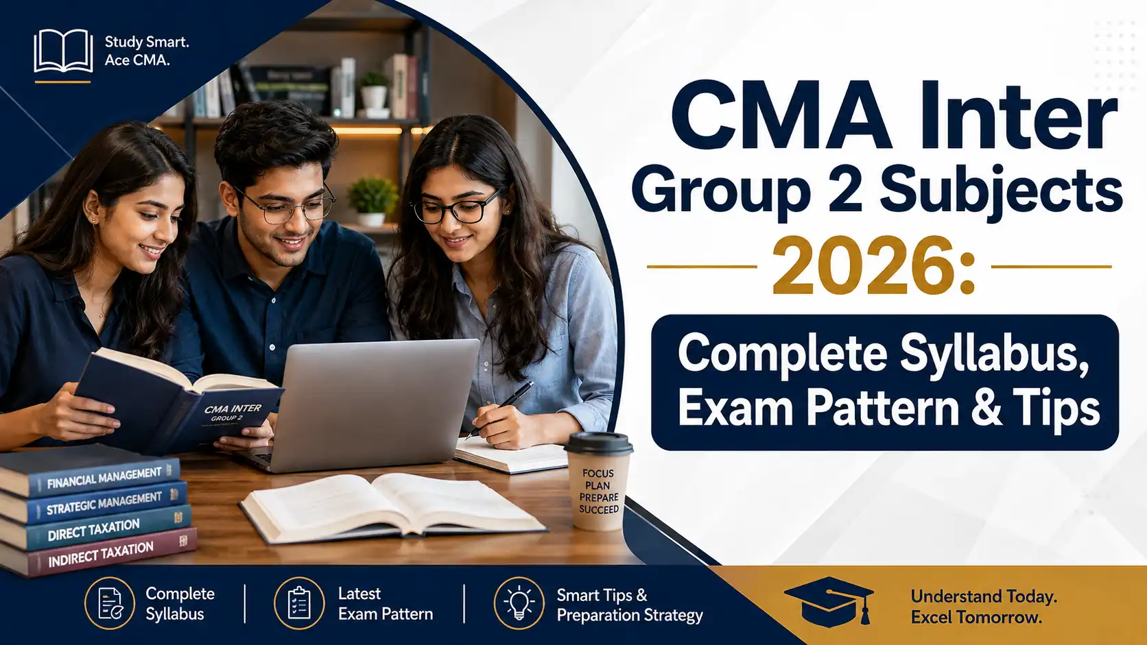 CMA Inter Group 2 Subjects 2026: Syllabus, Exam Tips & Strategy